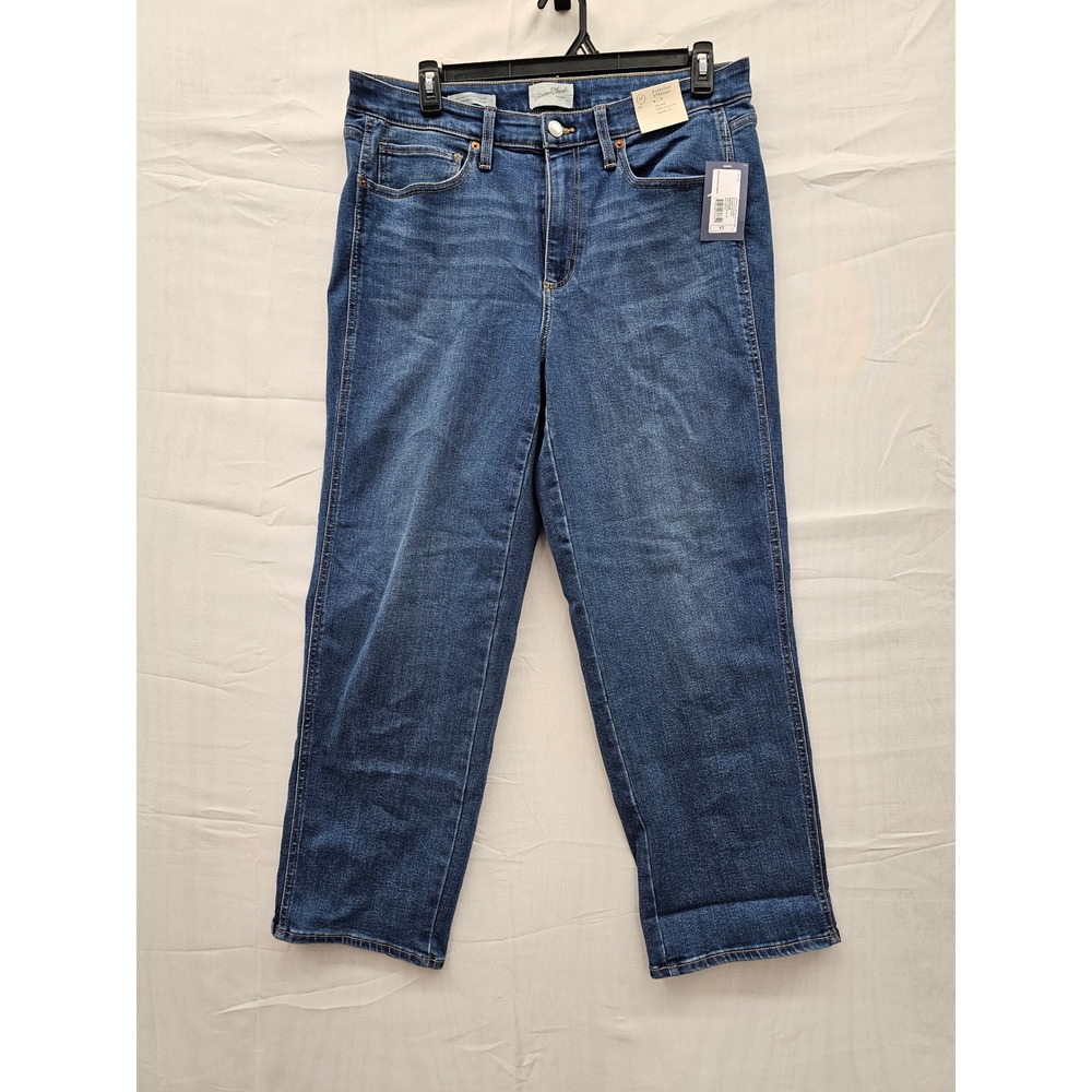 Universal Thread Womens Straight‎ High Rise Jeans Blue Cotton Casual Size 17